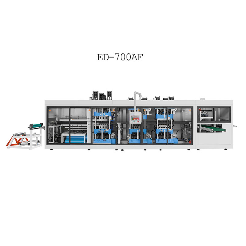 ED-700A/AF AUTOMATIC THREE/FOUR-STATION PLASTIC THERMOFORMING MACHINE